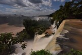 Lado argentino as Cataratas do Iguaçu, na fronteira com o Brasil