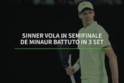 Sinner vola in semifinale, De Minaur battuto in 3 set