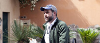 Vice President JD Vance during the visit to the botanical garden of Trastevere