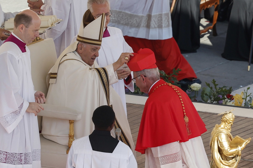 Pope Francis appoints new cardinals at consistory ceremony in Vatican City - RIPRODUZIONE RISERVATA