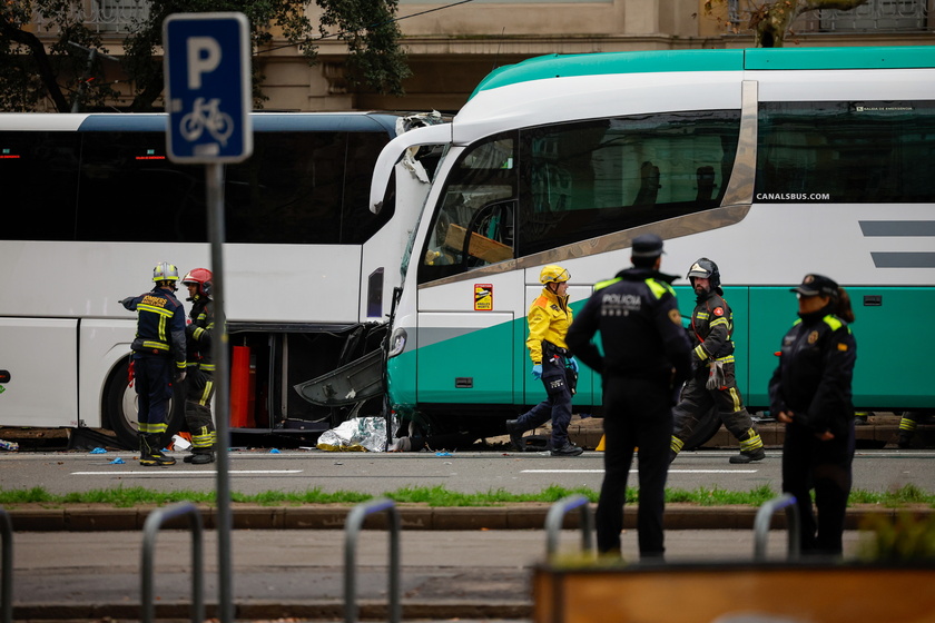 Barcelona bus crash leaves dozens injured 