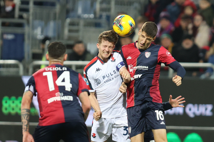 Soccer : Cagliari Vs Genoa