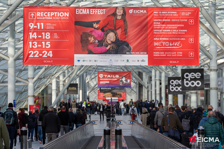 Eicma, l 'edizione del 2023 - RIPRODUZIONE RISERVATA