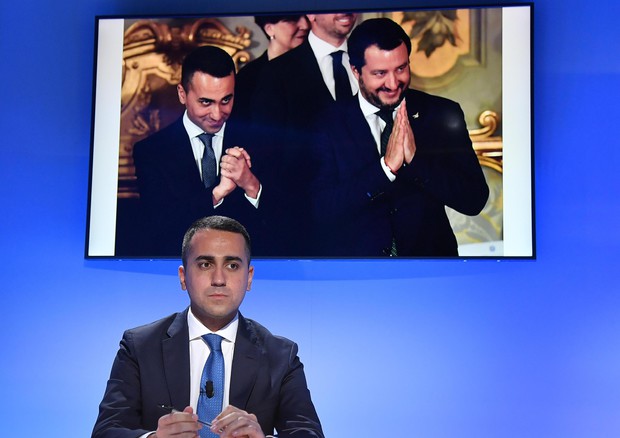Il capo politico del M5s, Luigi Di Maio, durante il forum ANSA © ANSA