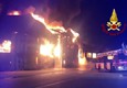 Grande incendio divampa nel porto di Ancona: © ANSA