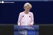 Strasburgo, von der Leyen condanna il viaggio di Orban a Mosca