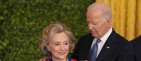 Hillary Clinton e Joe Biden