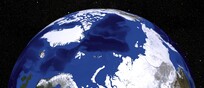 L'oceano Artico (fonte: NASA/Goddard Space Flight Center Scientific Visualization Studio da Flickr CC BY 2.0)