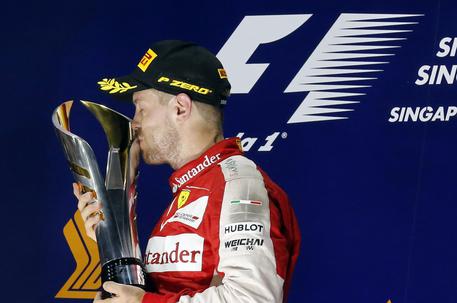 Vettel esulta, una giornata perfetta © AP