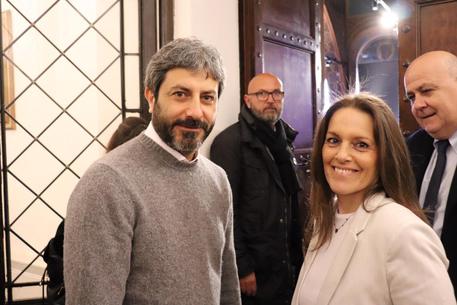 Il presidente della Camera Roberto Fico a Perugia per il Festival del Giornalismo, 5 aprile 2019.  ANSA/ GIANLUIGI BASILIETTI © ANSA