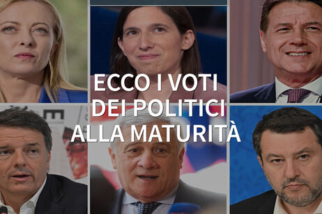 Ecco i voti dei politici alla maturita'