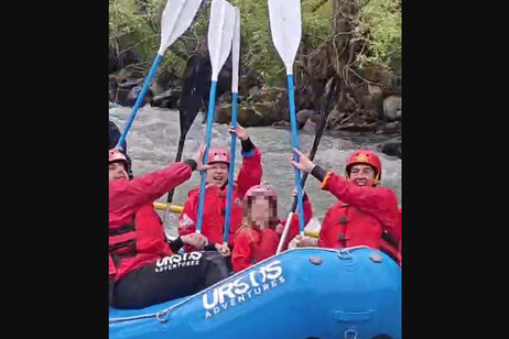 Per Meloni e Lollobrigida rafting in Val di Sole sabato