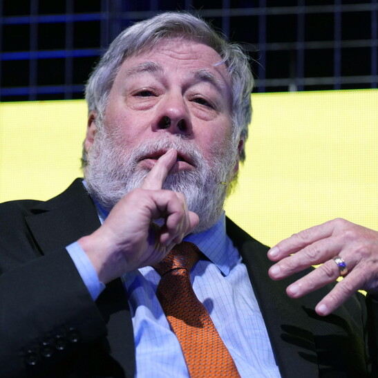 Steve Wozniak al Mobile World Congress (MWC) 2025 a Barcelona