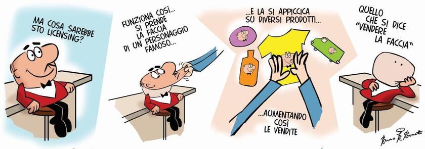 Vignetta di Bruno Bozzetto - RIPRODUZIONE RISERVATA