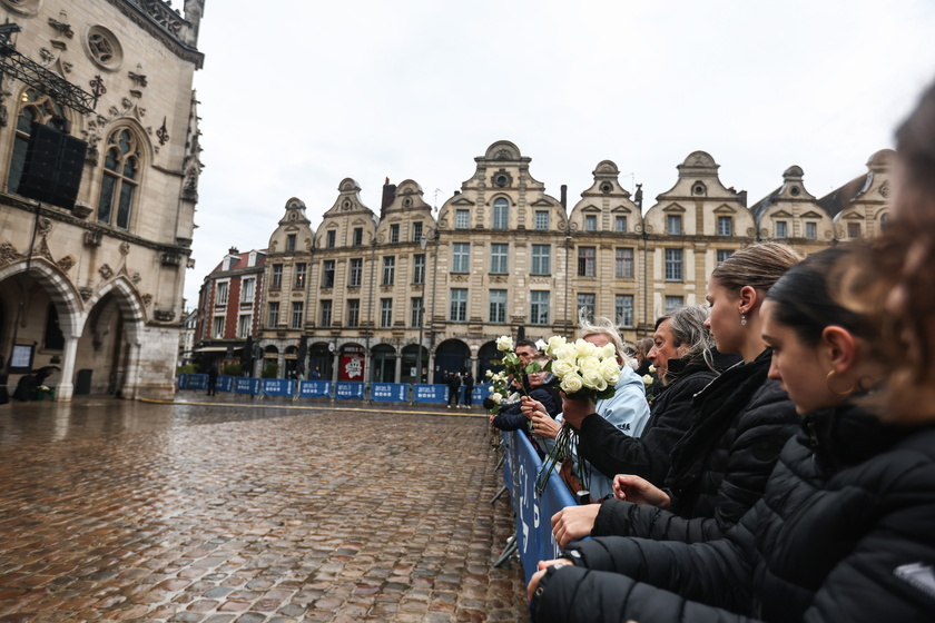 Funeral of French school teacher killed in knife attack - RIPRODUZIONE RISERVATA