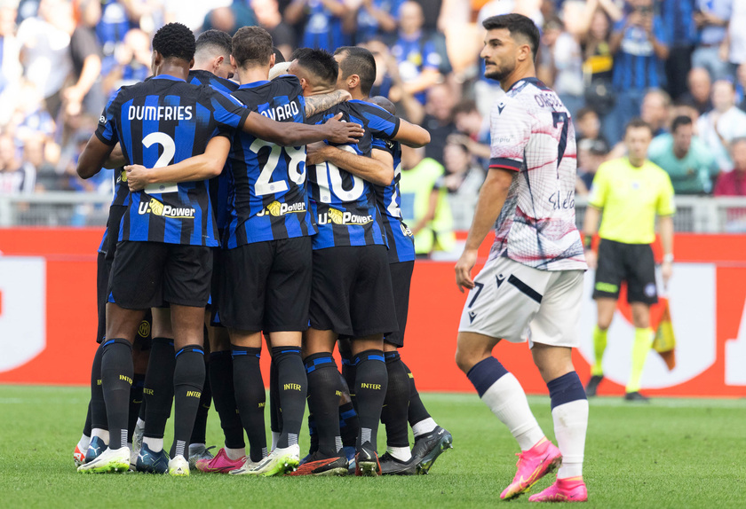 Soccer; serie A: Fc Inter vs Bologna - RIPRODUZIONE RISERVATA