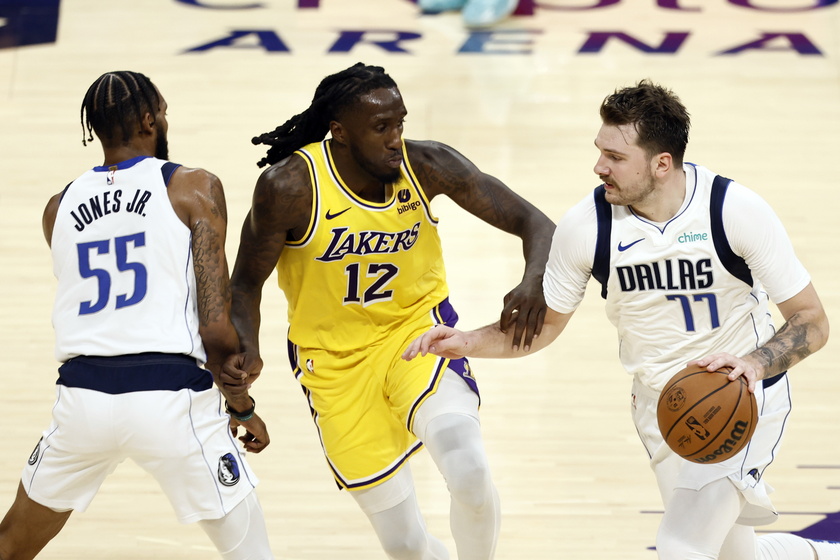 NBA - Dallas Mavericks at Los Angeles Lakers - RIPRODUZIONE RISERVATA