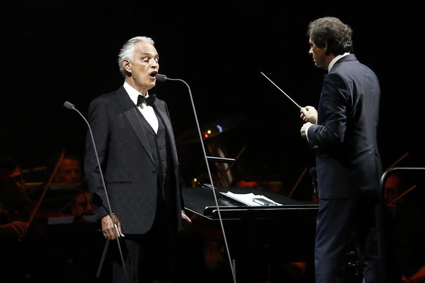 Andrea Bocelli concert in Athens © ANSA/EPA