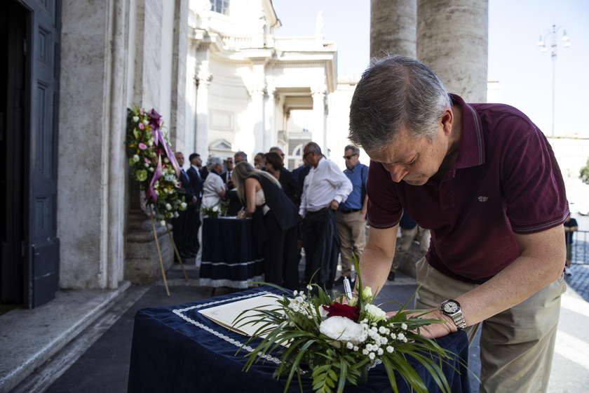 Cairo, Di Matteo, Boldrini a funerali di Purgatori - RIPRODUZIONE RISERVATA