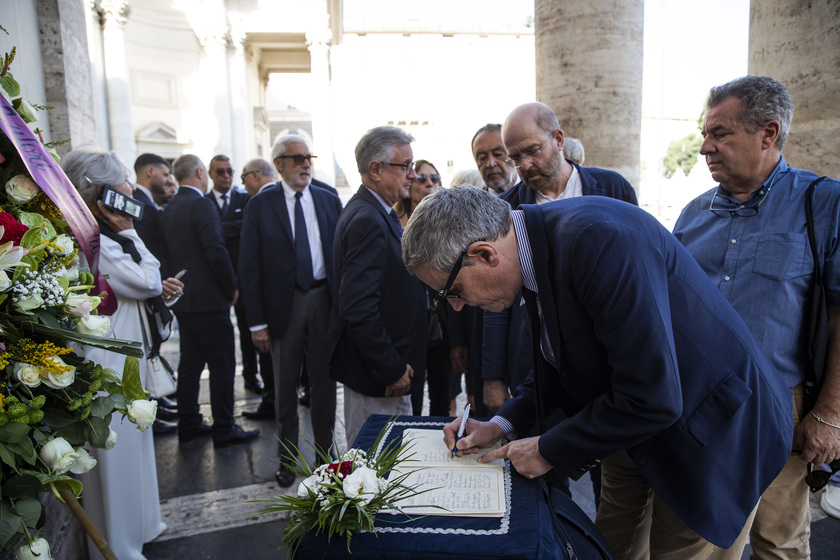 Cairo, Di Matteo, Boldrini a funerali di Purgatori - RIPRODUZIONE RISERVATA