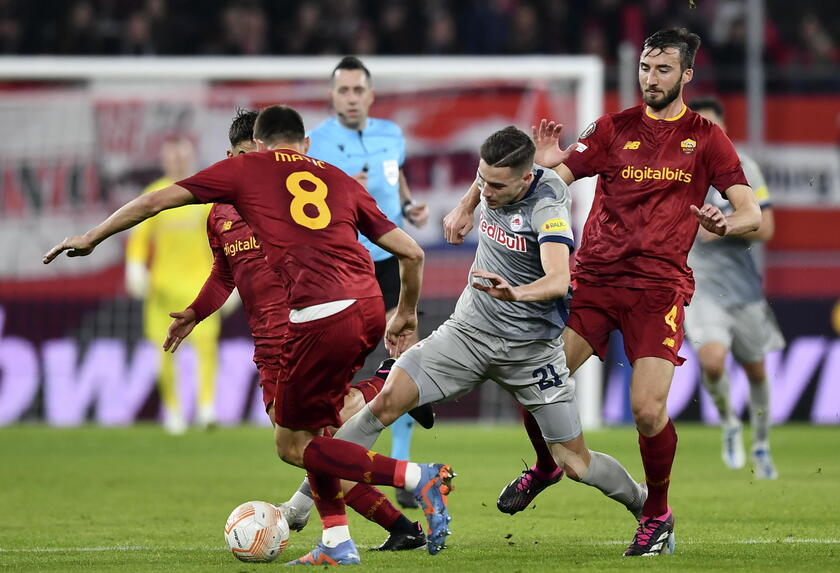 UEFA Europa League - RB Salzburg vs AS Roma - RIPRODUZIONE RISERVATA