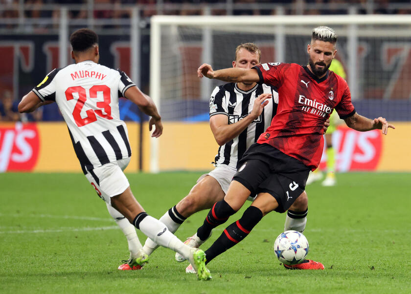 Champions: Milan-Newcastle 0-0 - RIPRODUZIONE RISERVATA