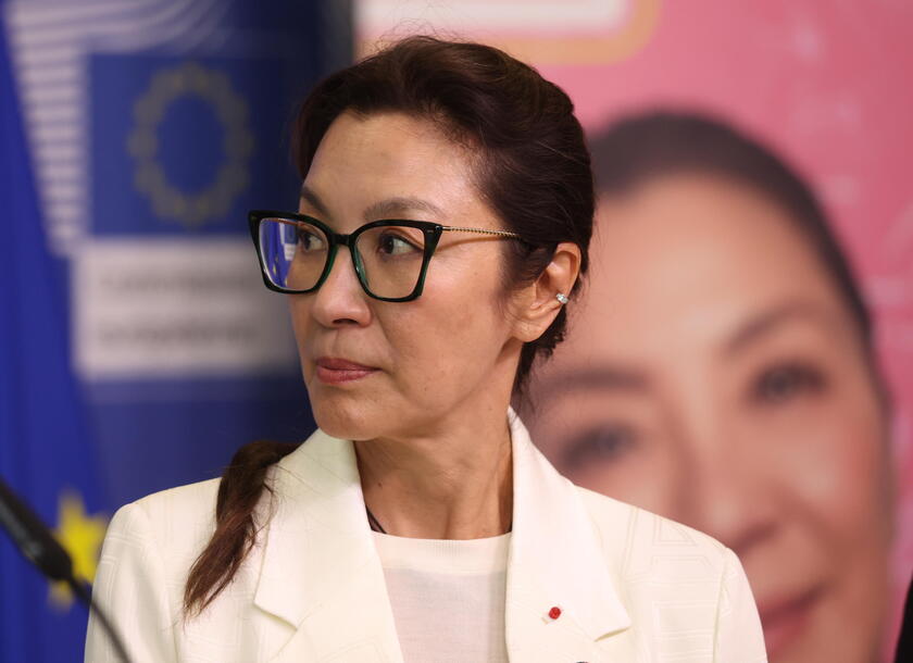 EU commission road safety campaign launch presser © ANSA/EPA