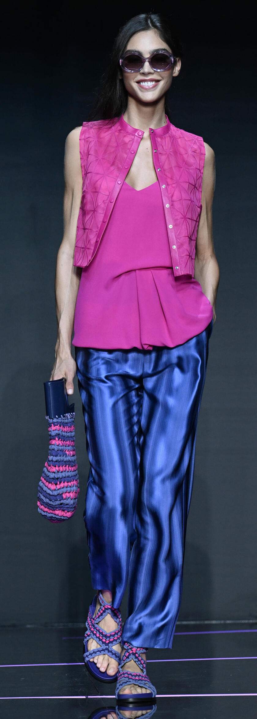 ITALY MILAN FASHION WEEK - RIPRODUZIONE RISERVATA