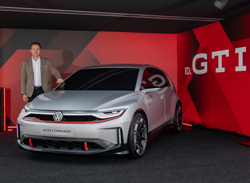 Vw Concept ID.GTI, elettrica che diventa bella ed emozionale © ANSA/Volkswagen