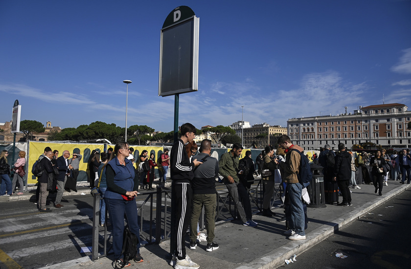 Bus and metro strike in Rome