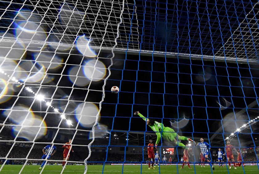&gt;&gt;&gt;ANSA/Roma ko col Brighton ma vola ai quarti di Europa League © ANSA/A