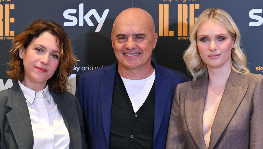 Cast of  'Il Re ' Tv series poses at photocall in Rome - RIPRODUZIONE RISERVATA