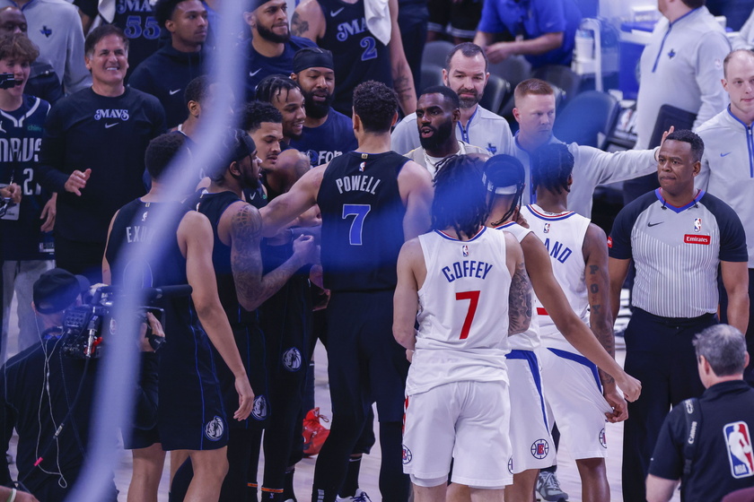 NBA Playoffs - Los Angeles Clippers at Dallas Mavericks