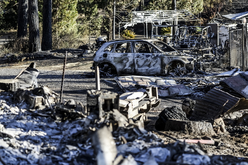 Park Fire in Butte County, Califonria burns over 170,000 acres