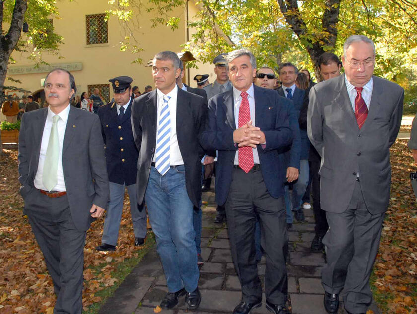 Aldo Di Benedetto, Alfonso Pecoraro Scanio, Giuseppe Rossi e Ottaviano Del Turco a Pescasseroli