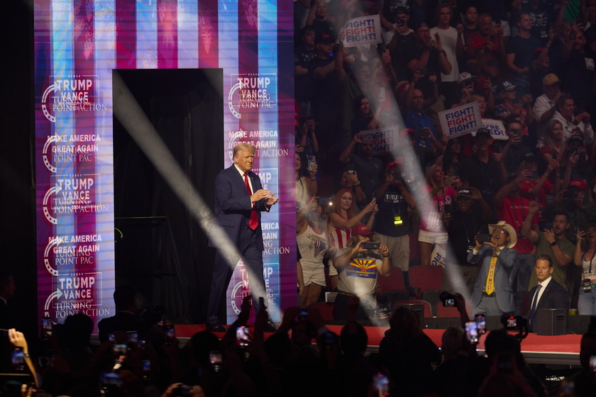 Republican Presidential Nominee Donald J. Trump and Turning Point Action Rally