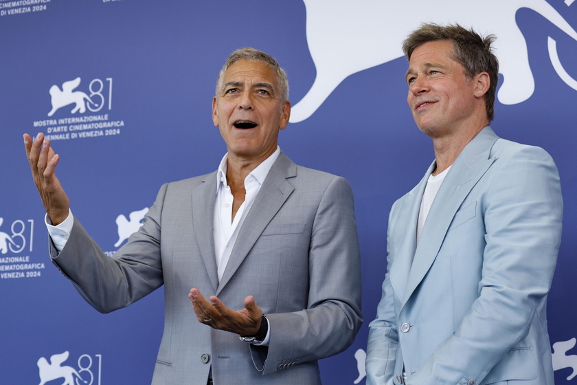 Wolfs - Photocall - 81st Venice Film Festival