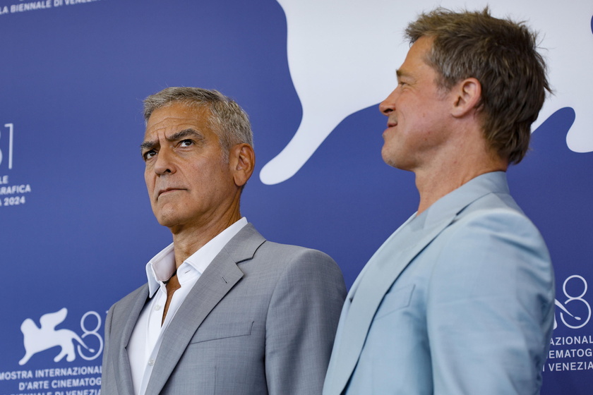 Wolfs - Photocall - 81st Venice Film Festival