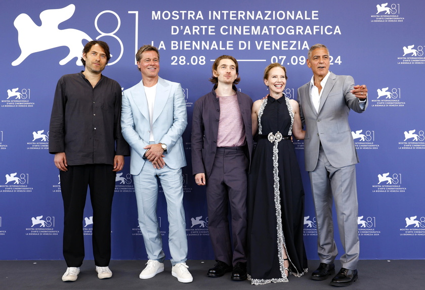 Wolfs - Photocall - 81st Venice Film Festival