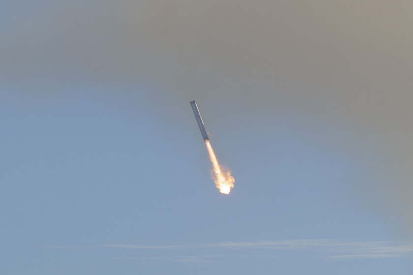 SpaceX Launch of Starship rocket in Texas