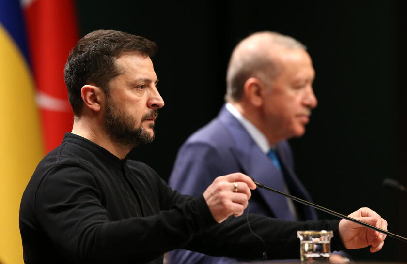 Ukrainian President Zelensky meets his Turkish counterpart Erdogan in Ankara