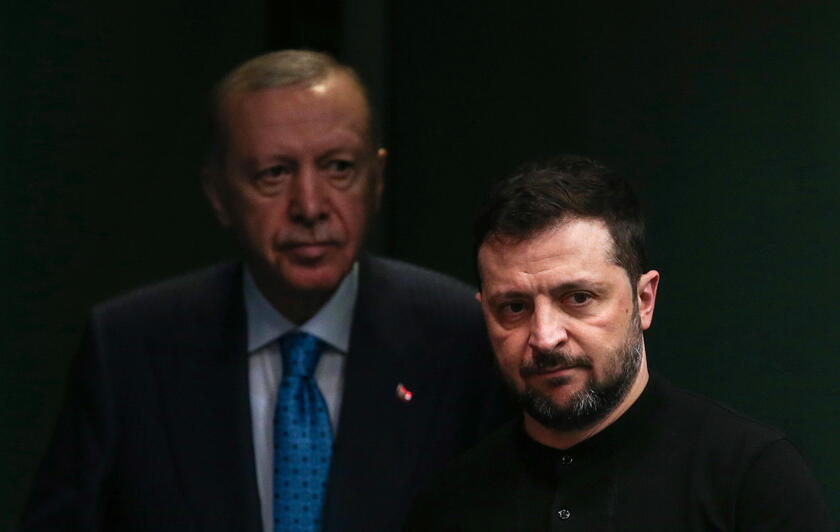 Ukrainian President Zelensky meets his Turkish counterpart Erdogan in Ankara