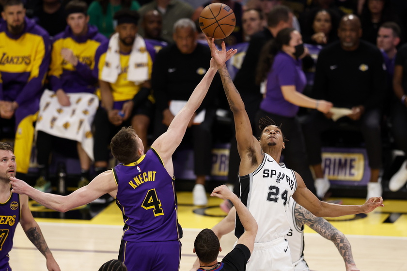 NBA - San Antonio Spurs at Los Angeles Lakers