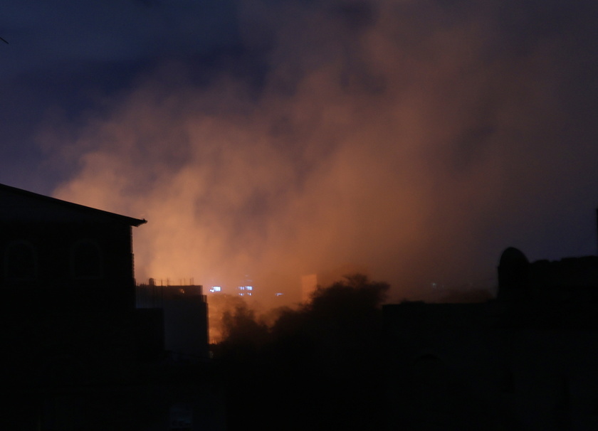 US airstrikes target Sana'a