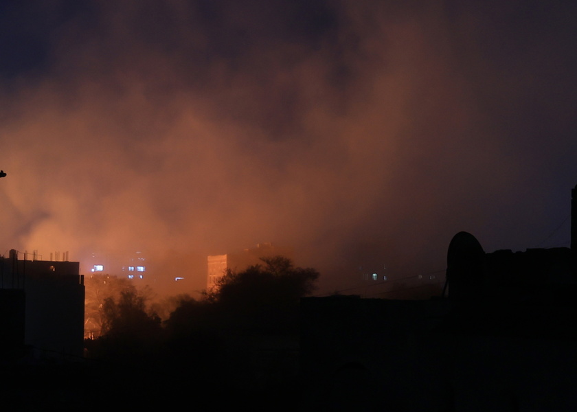 US airstrikes target Sana'a