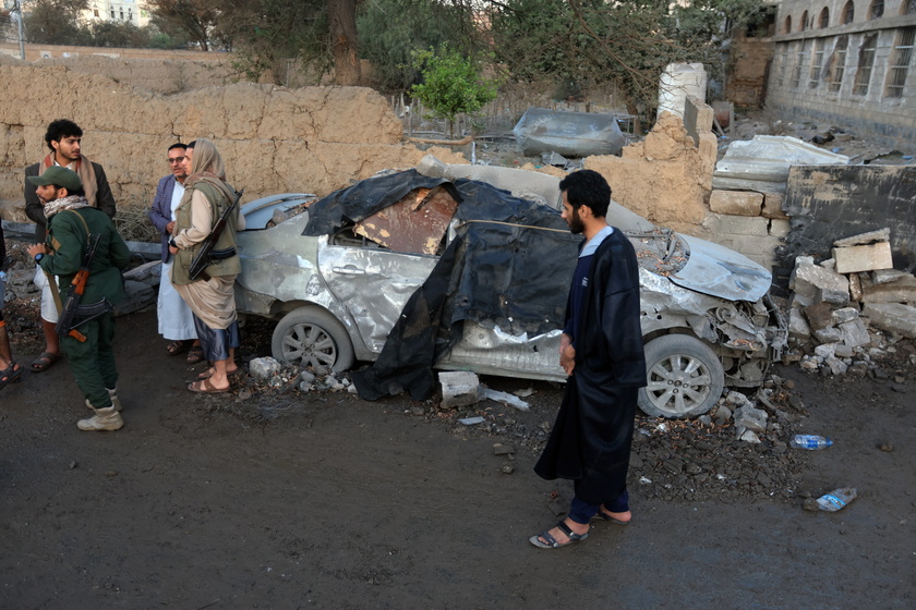 Aftermath of US airstrikes on Sana'a