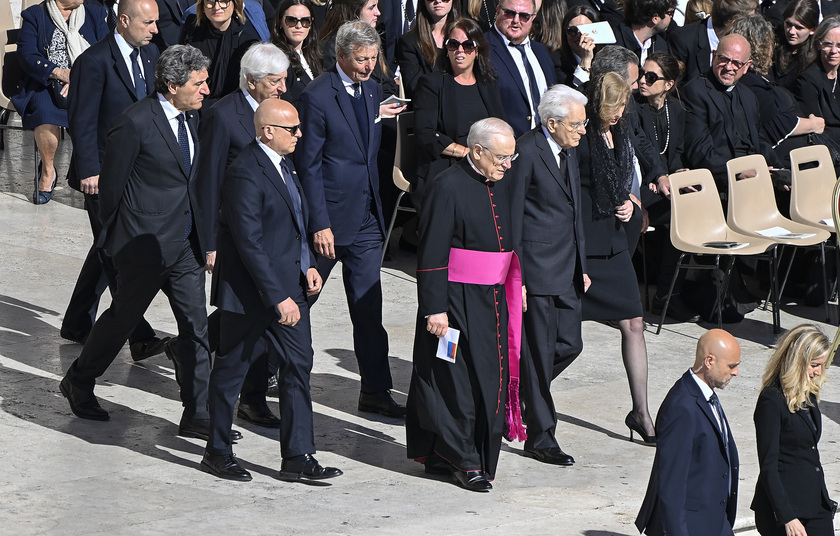 Funerale Papa Francesco, presidente Mattarella
