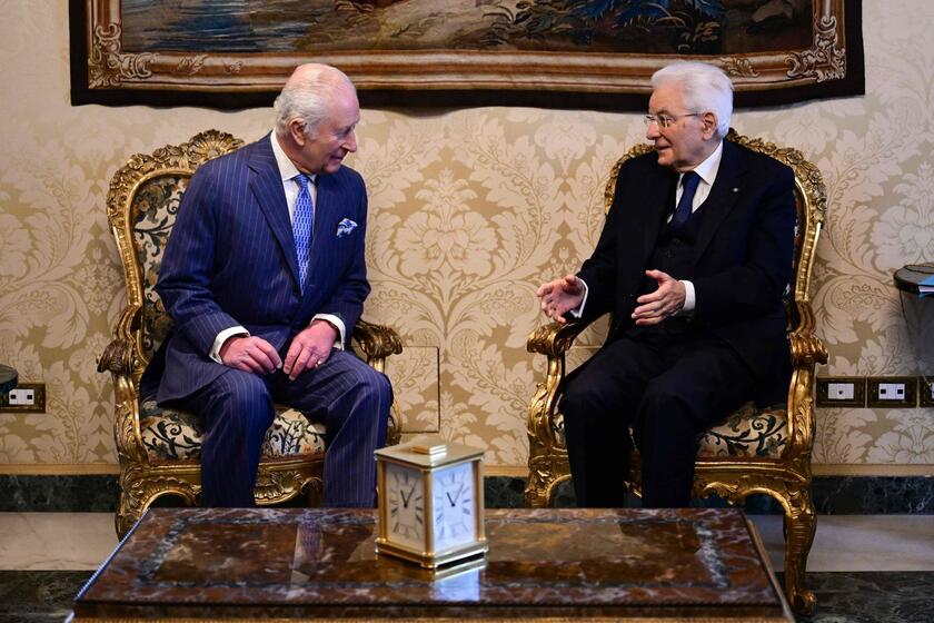 I reali britannici Carlo e Camilla in visita a Roma, al Quirinale