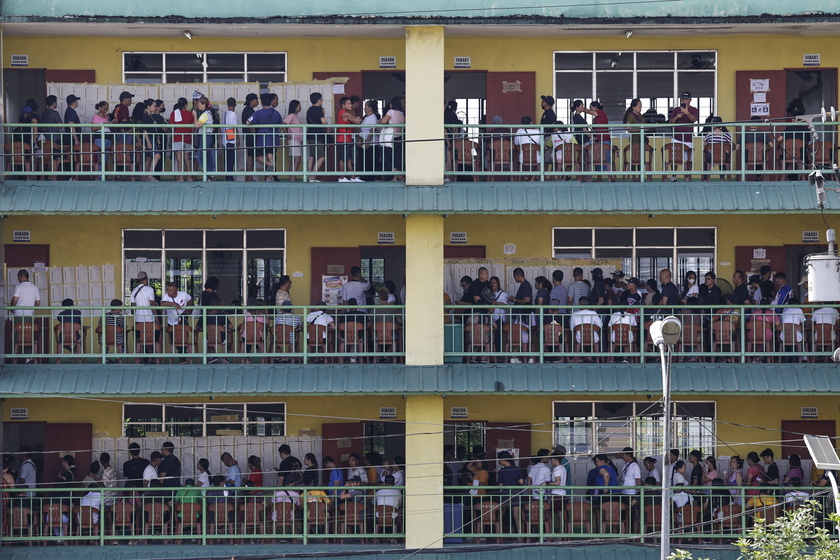 Filipinos cast votes for the 2025 mid-term election
