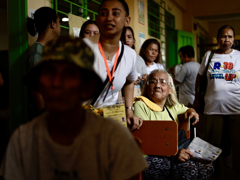Filipinos cast votes for the 2025 mid-term election